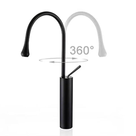 USZWBY Vessel Sinks Nordic Ceramic Table Basin Side Corner Drainage Washing Machine Balcony Home Washbasin Pool with Washboard Bathroom Bowl Sink 360-degree swivel black faucet.