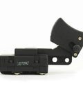 Top Tier Replacement Sw77L On Off Power Switch For Skil Ryobi Bosch And Superior Electric Drills Heavy Duty Toggle Rocker, side view.