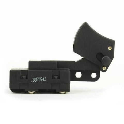Top Tier Replacement Sw77L On Off Power Switch For Skil Ryobi Bosch And Superior Electric Drills Heavy Duty Toggle Rocker, side view.