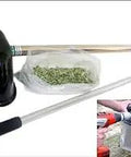 Hay Bale Probe Sampler 24 Inch Depth For Real World Hay And Silage Bales Sampling, Drill Type With Bagging Attachment, 30 Inch