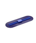 Big Blue Bull 36 Inch Round End Trowel With Flexible Blue Steel Blade for smooth finishes and lap free results on white background