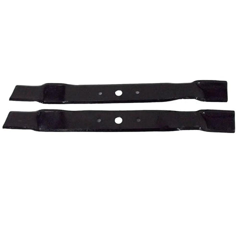 Premium 42 Inch Deck Kit Slick Replacement Set For Lawn Riders featuring heavy duty razor edge blades, two for precise cutting.