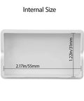 5 Pack Small ABS Plastic Project Box For Electronics DIYers White Durable Drillable Mini Electrical Project Boxes internal dimensions view