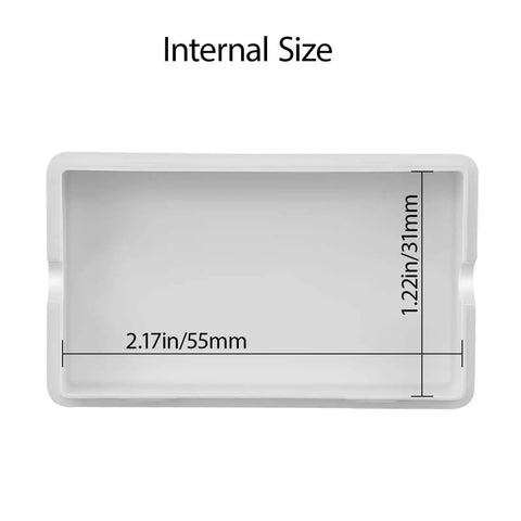 5 Pack Small ABS Plastic Project Box For Electronics DIYers White Durable Drillable Mini Electrical Project Boxes internal dimensions view