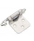 Decorative Metal Self Closing Cabinet Hinges For Wood Cabinets And Kitchen Furniture Half Inch Overlay Frame Durable Soft Close Hardware