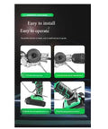 Installation guide for Electric Drill Sheet Metal Cutter Attachment with Pro Grade Titanium Gear Transmission and Heavy Duty High Carbon Steel Hexagon Handle.