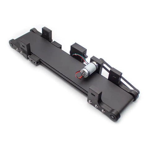 Compact Mini Conveyor Belt With Adjustable Speed And Forward Or Reverse For Lab Production Lines Friction Test Rig 500 By 100 By 70 mm