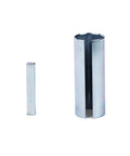 One Inch To One And One Eighth Inch Crankshaft Sleeve Adapter Kit Three Inch Long Stainless Steel With One Quarter Inch Keystock And Keyway Slot Gas Engine Crank Shaft Reducer For Pulley Bore Predator Compatible showing stainless steel sleeve and keystock