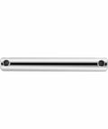 Built Tough 304 Stainless Steel Pool Heat Exchanger for Spas and Hot Tubs, 120KW Quick Heating, Shell and Tube Design, side view