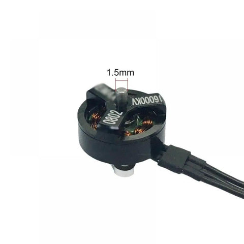 Ultra Responsive 0802 16000KV Brushless Micro Motor For Tinyhawk II 75mm Whoop FPV Racing Drone 1S To 2S LiPo Compatible