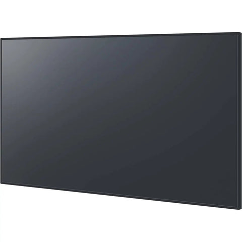 75 Inch 4K Ultra HD Digital Signage IPS LED Display Delivers No Cap Vivid Graphics And Straight Up Crystal Clear Resolution For Commercial Installations Next Level Screen Performance Today In Glossy Black, front view.