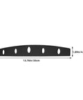 10 Pack Pizza Cutter Sheath Guards With Edge Protection, Portable Knife Covers Made From PP Material, dimensions shown