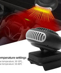 Grab And Go Portable Space Heater With Two Heat Levels And Super Quiet Operation Easy Snap On 18 Volt Battery Compatible For Solid Performance And Seriously Cozy Warmth Anytime, compact design with two temperature settings.