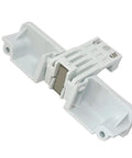 Washer Lid Latch Lock Strike Replacement Part For Front And Top Load Washers Durable Easy To Install Direct Fit white plastic strike