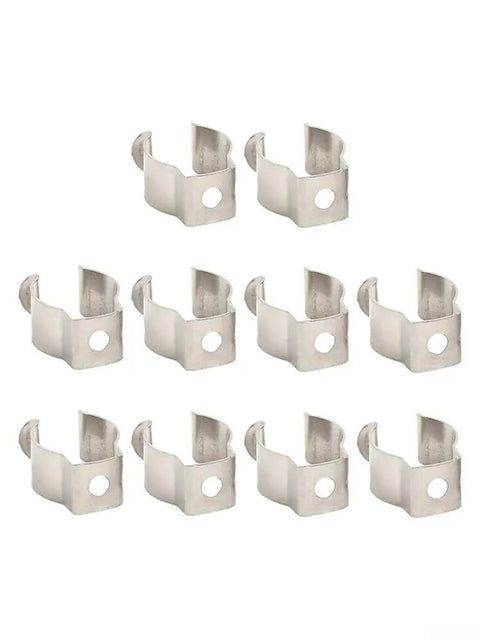 10-pack Heavy Duty Spring Clips Set for tool organization, manganese steel, 6mm-28mm range, for garage, kitchen, garden