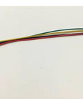 Premium Heavy Duty Mini 2.0 Ph Four Pin Wire Connectors With Crimped Leads Twelve Centimeters Length, five colored leads.