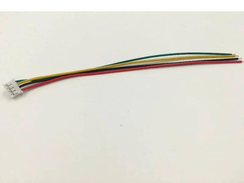 Premium Heavy Duty Mini 2.0 Ph Four Pin Wire Connectors With Crimped Leads Twelve Centimeters Length, five colored leads.