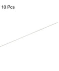 Pro Grade 2mm X 400mm Stainless Steel Round Rod, solid shaft lathe bar stock in a pack of 10, ideal for DIY projects and model aviation.