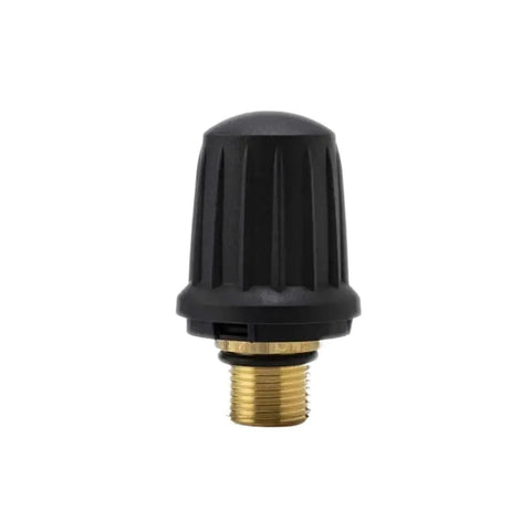 Brass Safety Valve Replacement Kit For Steam Cleaners Compatible With SC1 SC2 SC4 SC5 CTK10 SG4 4 White Hanger Anti Slip Washer Design For Secure Fastening And Leak Prevention Easy Install, black cap with brass threaded valve