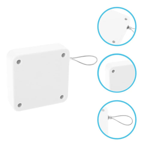 Punch Free Self Closing Door Closer For Home With ABS Construction 1.2m Wire Length Quiet Durable Weatherproof Easy Install