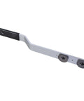 Duct Stretcher Tool For HVAC Installations And Repairs with offset handle and sliding washers, ideal for precise metal sheet shaping.