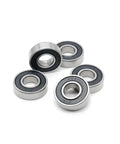 Two Pack 6200RS Deep Groove Ball Bearings With Double Rubber Seals 10x30x9mm for Smooth Quick Spin in Hobby RC Cars Electric Motors