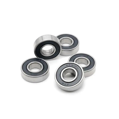Two Pack 6200RS Deep Groove Ball Bearings With Double Rubber Seals 10x30x9mm for Smooth Quick Spin in Hobby RC Cars Electric Motors