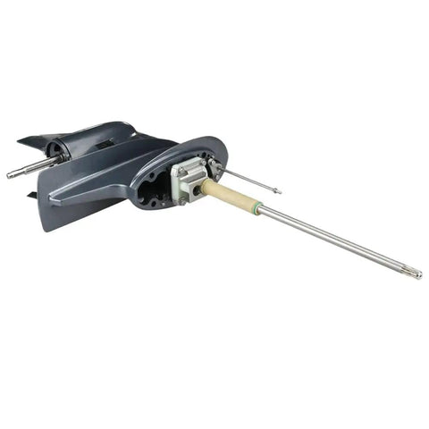 Dead Reliable Long Shaft Lower Unit Assembly No Fuss Swap For 25 And 30 Horsepower Two Stroke Outboards Direct Replacement For 69P-45300 And 69P-45300-11-4D, showing the assembly gear housing.