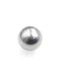 Top Shelf 10 Pack Stainless Steel Ball Caster Wheels With Heavy Duty Plastic Holders Gonna Roll Smooth As Butter Omnidirectional Swivel Casters For Robot Cars And Building Brick MOC Projects, close-up of a stainless steel ball.