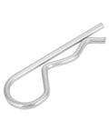 10 Pack Cotter Pins And Hairpin Spring Fasteners Kit For Auto And Engineering Use Galvanized R Clips Retaining Pins 4x75mm Quick Install