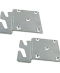 Silvery Adjustable Universal Wood Bed Headboard Brackets Featuring Bulletproof Iron Hook Plates For Heavy Duty Furniture Mounting