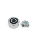 Drop-In 3/4-Inch Steering Column Lower Bearing Kit With Locking Collar shown with metal components on white background