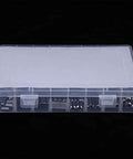 Clear box containing 280 Piece Stainless Steel Slotted Spring Pin Kit With Box Pro Grade Dowel Tension Roll Pins In Silver Finish