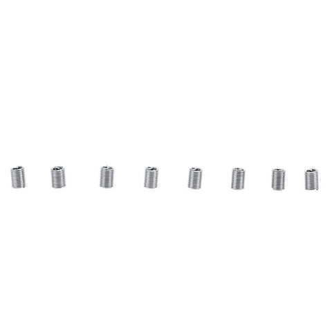 Get 100 M4 Stainless Steel Thread Inserts To Beef Up Damaged Holes Fast. M4 coiled helical inserts in a row for easy use.