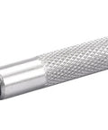 Dasqua 5921-0005 ball gauge rod, knurled stainless steel, side view of 4-piece .125-.500 in ball gauge set