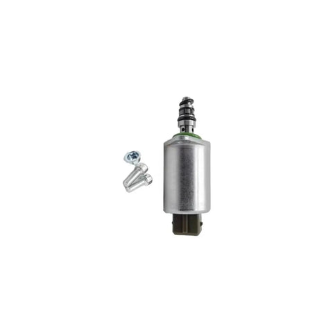 Top Shelf 12V Crane Excavator Loader Proportional Solenoid Valve Plug For Heavy Machinery with screws for installation.