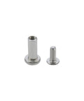 Top Tier 20 Piece M4 X 10 Millimeter Socket Cap Bolts And Secure Thread Binding Post Screws Crafted From Rust Resistant Stainless Steel With A Sweet Match M2.5 Hex Key For No Sweat Assembly showing silver socket cap bolts.