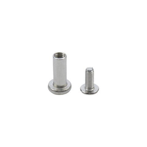 Top Tier 20 Piece M4 X 10 Millimeter Socket Cap Bolts And Secure Thread Binding Post Screws Crafted From Rust Resistant Stainless Steel With A Sweet Match M2.5 Hex Key For No Sweat Assembly showing silver socket cap bolts.