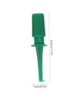 Green grabber from 20 Pcs Colorful Test Clip Multimeter Probes Set for Electrical Testing Includes Red Green Blue Yellow Clips and Stable Grabbers for Digital Multimeters