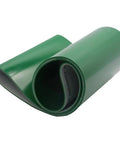 Heavy Duty PVC Conveyor Belt 1.6x16.4 Ft Beefed Up Durability For Commercial Production Lines Warehouse Use Rolled Green Material