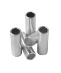 Heavy Duty Aluminum Spacer Round Unthreaded Standoff Bushing With Plain Finish, One Half Inch Outer Diameter And Three Eighth Inch Inner Diameter, Choose Your Length, Fits Five Sixteenth Inch Or M Eight Bolts, Two Inch Length Pack Of Five