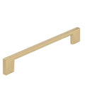 Armadale Collection Champagne Bronze Modern Rectangular Cabinet And Drawer Pull Handle In Six And Five Sixteenth Inch Center To Center Seven And Half Inch Length One And Eighth Inch Projection For Kitchen Bathroom And Furniture