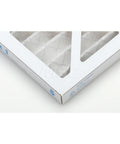 Pleated Air Filter 12x20x1 Wire Backed MERV 10 Synthetic Paperboard Frame 300 FPM 625 CFM corner view