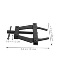 Slick Adjustable Motorcycle Chain Tensioner Tool Hella Tough Bike Chain Tightener, black steel clamp, 6.0 in, 4.1 in, 0.5 in, garage DIY.