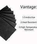 Stacked Premium Graphite Sheet For High Temperature Applications 100x100mm Electrode Plate, 1 to 30mm Thickness, Heat Resistant