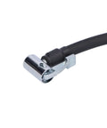 Flexible Rubber Air Pump Inflator Hose Pipe 236 Inch Double End Connector For Quick Tire Inflation Works At Garage Or Roadside Emergency Fits All Portable Air Pump Tools Essential For Drivers Who Hate Waiting And Prefer Easy Fixes Right Now, black rubber hose with metal tire inflator connector
