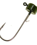 Green Pumpkin Mushroom JigHead Three Sixteenth Ounce Pack Of 25 Shroom Jigs For Bass Fishing With Stand Up Action Razor Sharp Hook And Durable Lead