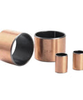 Ten Pack Of SF1 Self Lubricating Bushings 20Mm X 15Mm Oilless Sleeves Bring Rock Solid Durability And Slick Motion For Heavy Machinery Or Garage Builds Without Any Stress Today Now, four copper bushings.