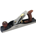 Number Five Bedrock Style Flattop Jack Plane With Fourteen Inch Sole And Two Inch Cryo O1 Steel Blade mounted on cast base for smooth finishing.