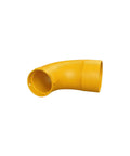 Dust Port Adapter Compatible With Dewalt Dw735 Wood Planer Converts Outlet To 4 Inch Hose 90 Degree Elbow, yellow plastic design